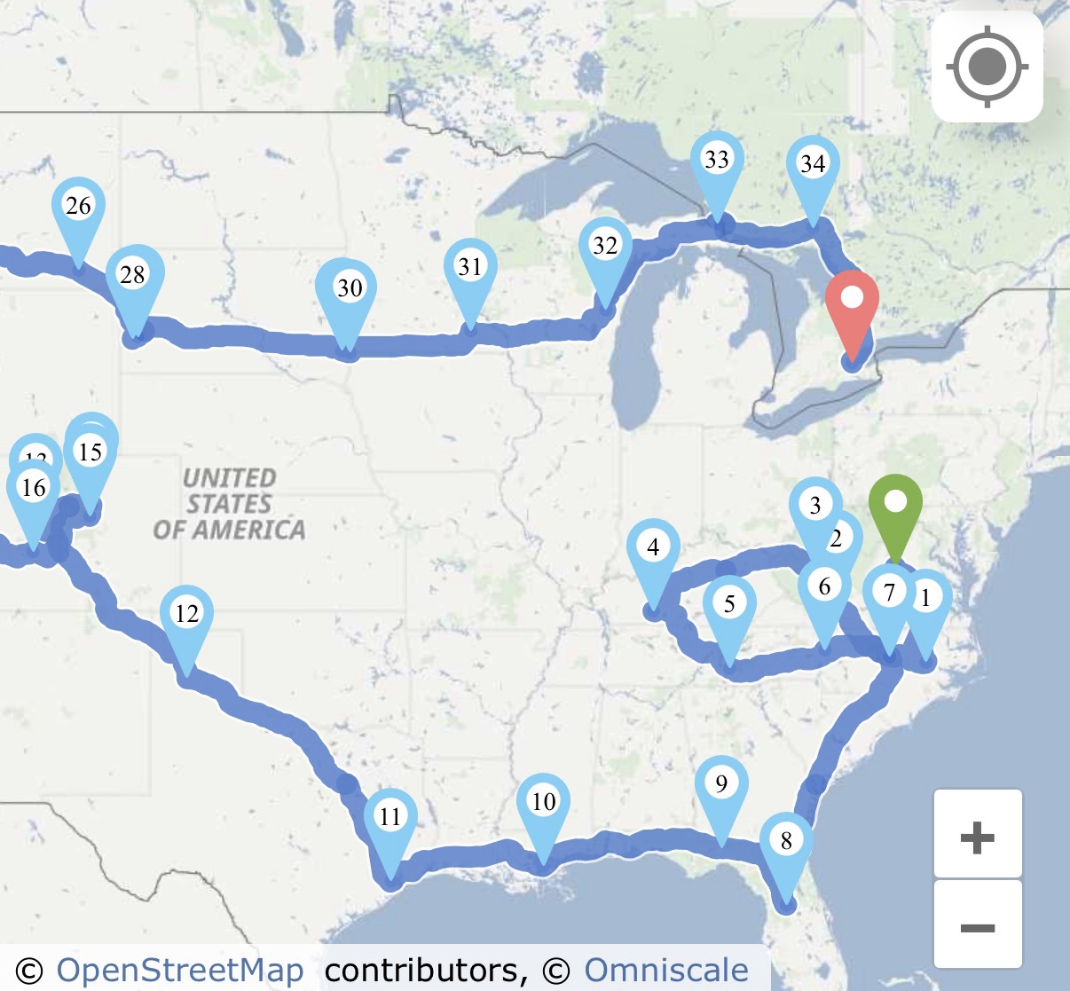 Charlottesville, VA to Hamilton