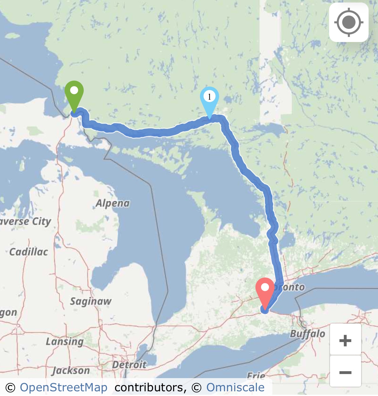 Sault Ste. Marie to Hamilton